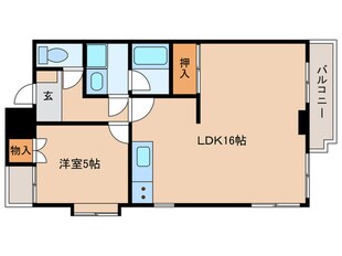 リバティ名駅（501）の物件間取画像